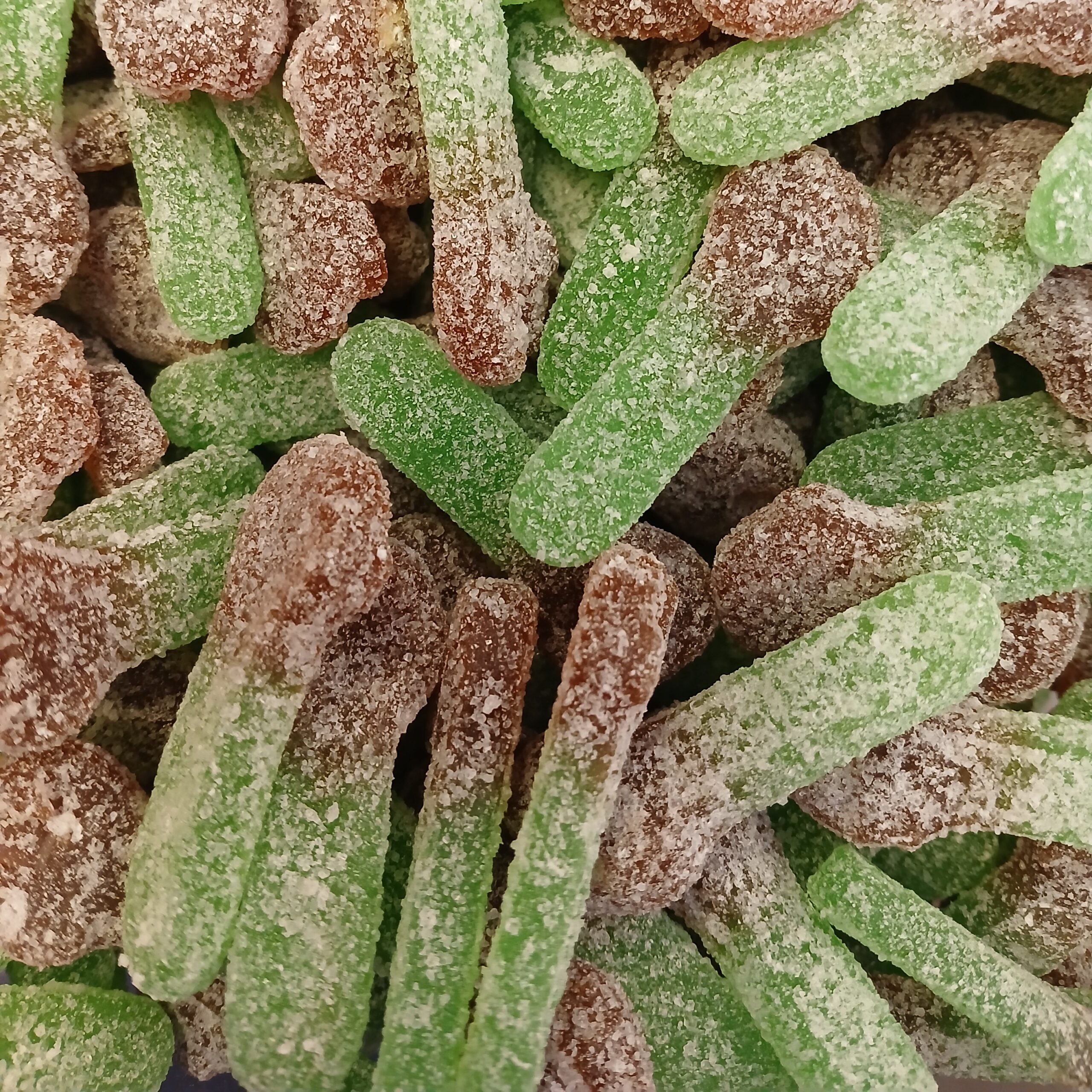 Clés acides au cola et à la pomme