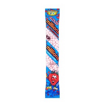 Millions tube de bonbons goût Fraise