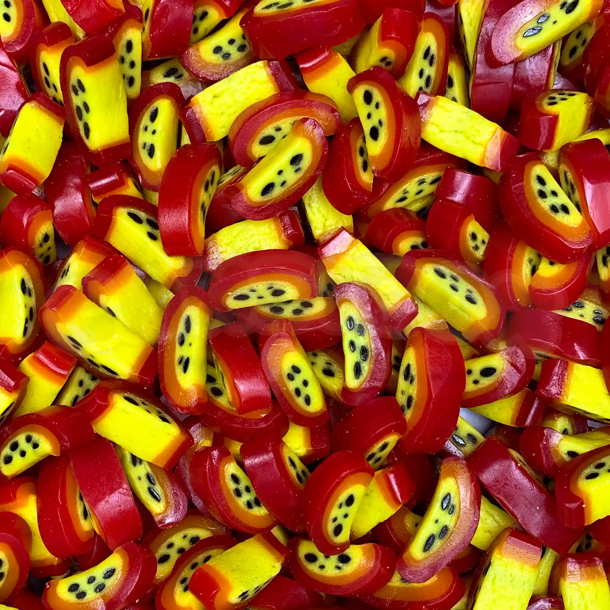 Tranches de fruits de la passion
