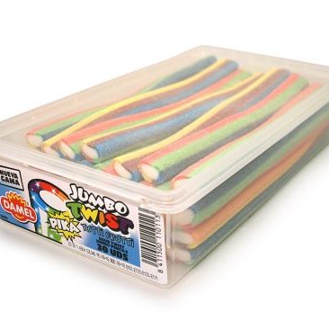 Câbles Jumbo Stick Twist Tutti Frutti acidulés