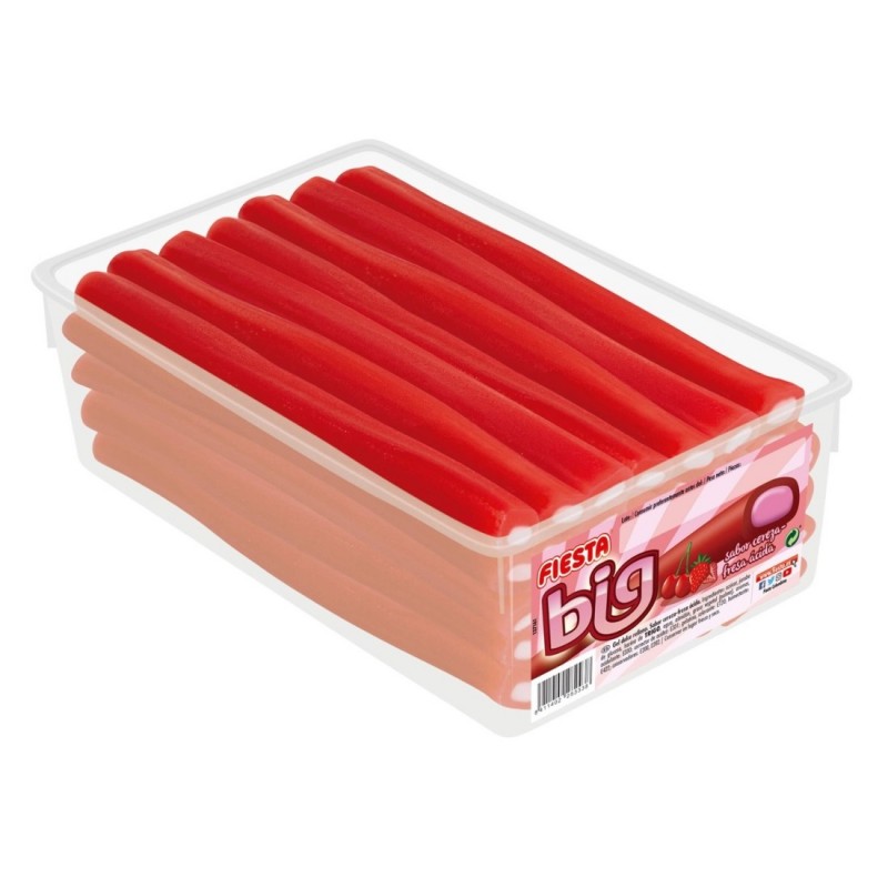 Câbles BIG cerise - saveur fraise acidulée