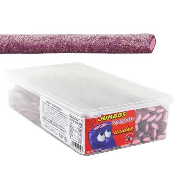 Câbles raisin acidulés