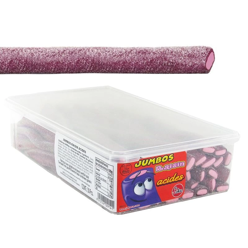 Câbles raisin acidulés