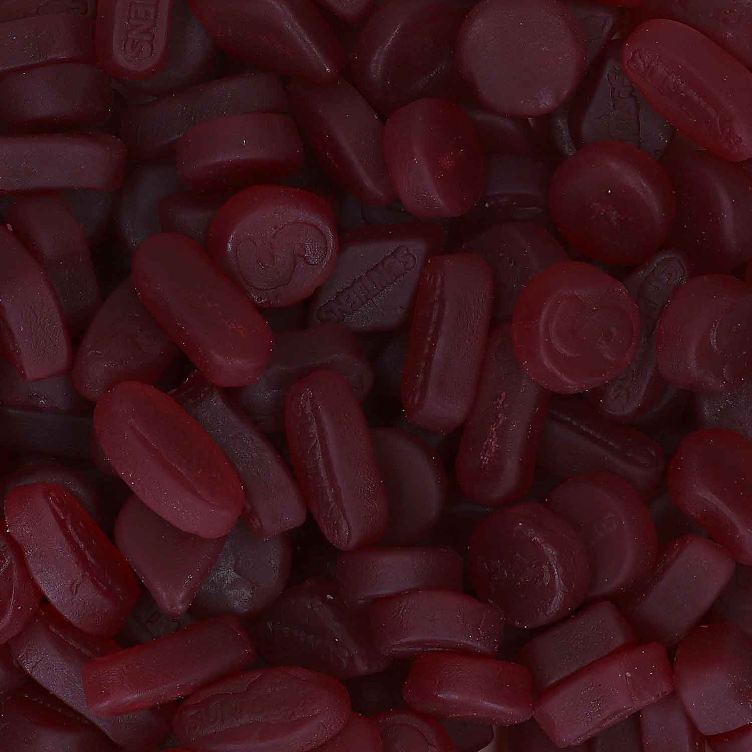 Bonbons gélifiés au cassis