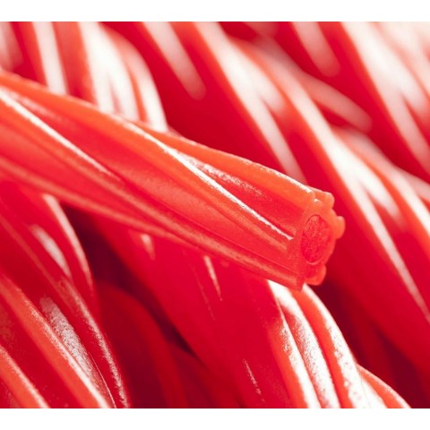 Torsades de réglisse rouge