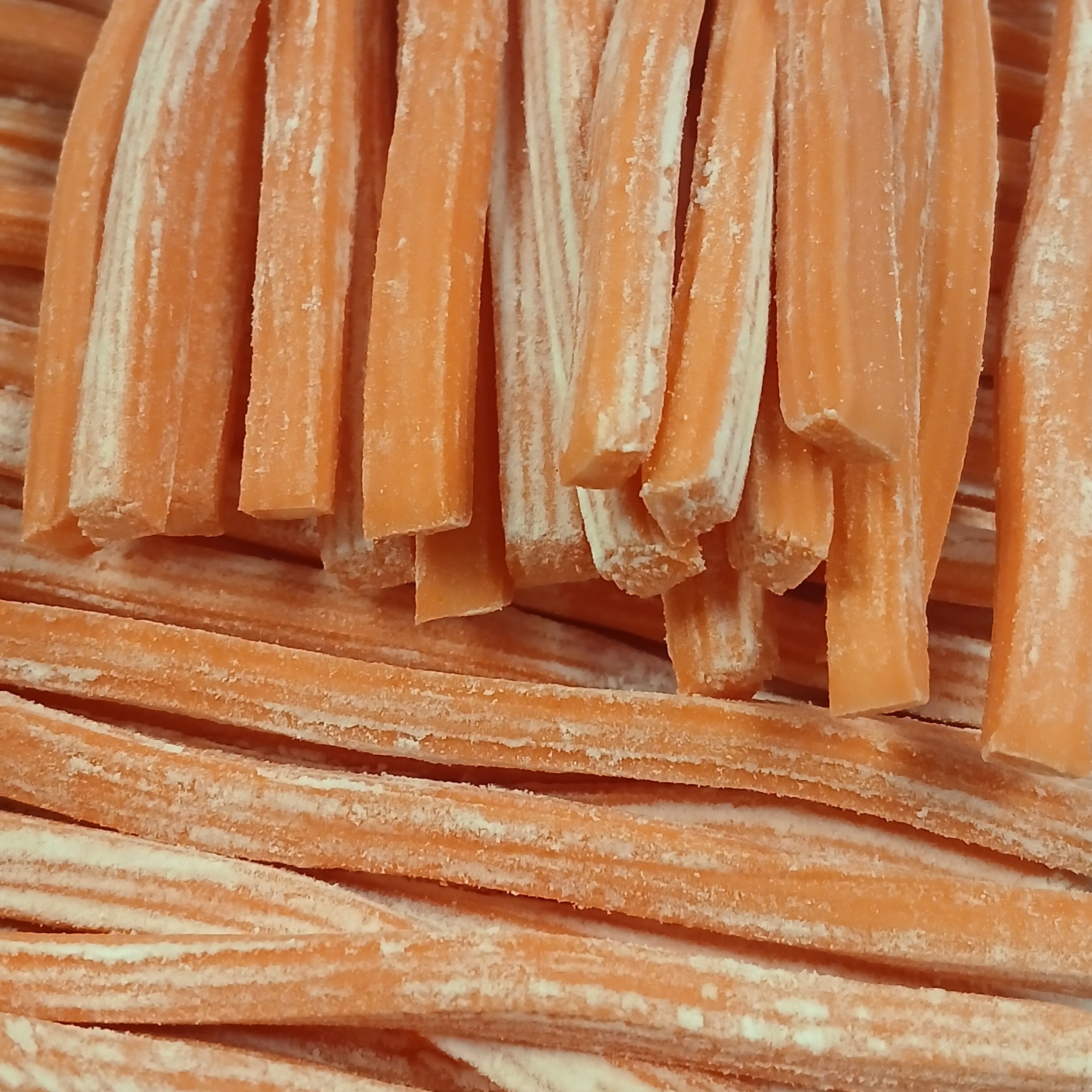 Câbles poudrés fraise