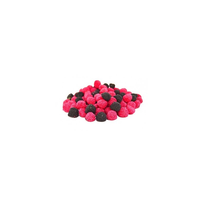 Mini mûres et framboises