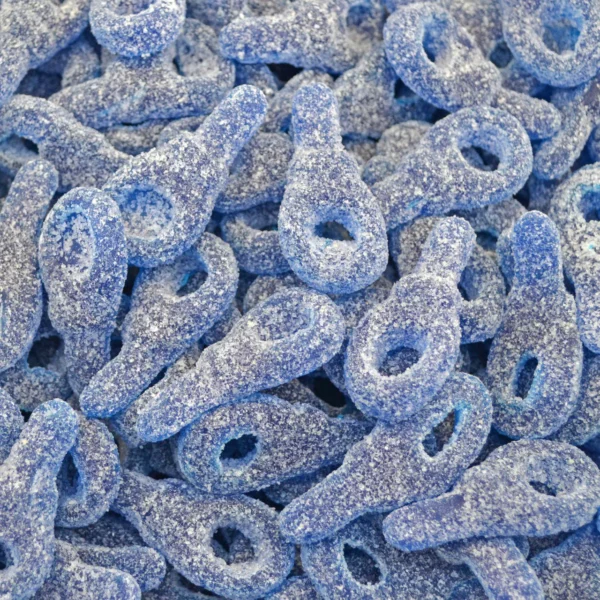 Tétine bleu acidulées