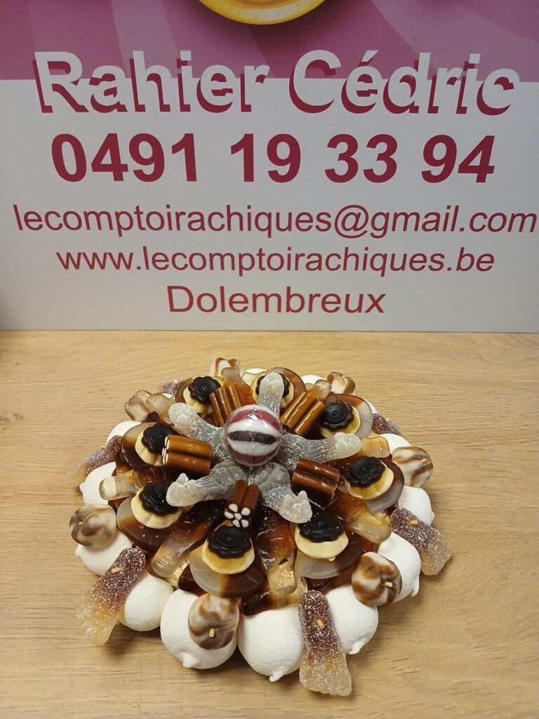 Gâteau thème couleur : brun