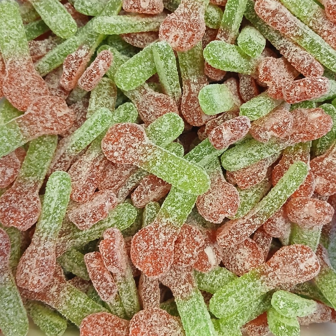 Clés acidulées fraise/pomme