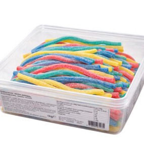 Bâtonnets Mix 4 Couleurs sucrés Tubo - 1 kg