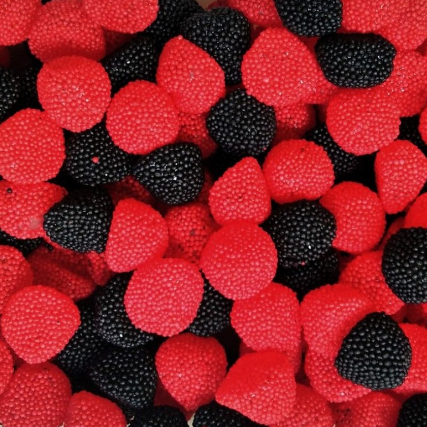 Mûres et framboises